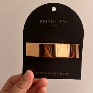 Kristin Ess Rose Gold Bar Clip